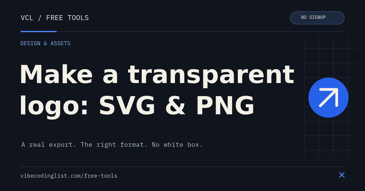 How to Make a Transparent Logo: SVG and PNG Explained